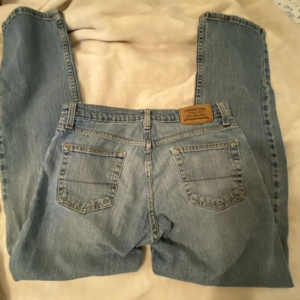 levis low waist straight jeans